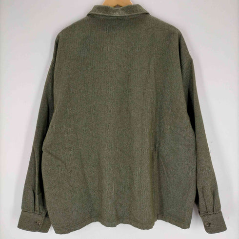 ケボズ KEboz HERRINGBONE HALF ZIP SHIRT メンズ JPN:M