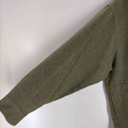 ケボズ KEboz HERRINGBONE HALF ZIP SHIRT メンズ JPN:M