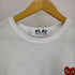 プレイコムデギャルソン PLAY COMME des GARCONS 23SS RED HEART L/S TEE WHITE メンズ JPN:XL