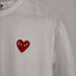 プレイコムデギャルソン PLAY COMME des GARCONS 23SS RED HEART L/S TEE WHITE メンズ JPN:XL