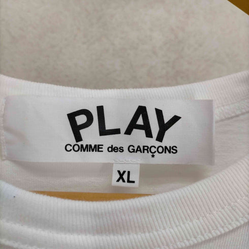 プレイコムデギャルソン PLAY COMME des GARCONS 23SS RED HEART L/S TEE WHITE メンズ JPN:XL