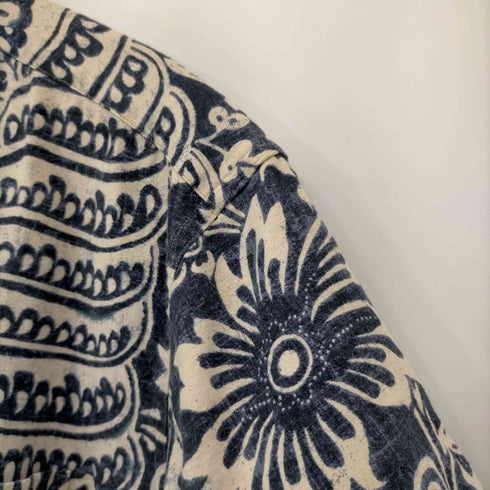 ポロバイラルフローレン Polo by RALPH LAUREN BONNARD リネン混 ハワイアンプリント S/S シャツ メンズ JPN:L