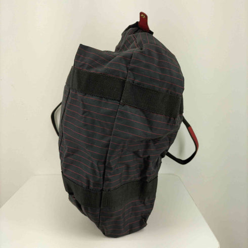 ミラショーン mila schon MADE IN ITALY フロントワッペン ストライプバッグ OPTI ZIPPER メンズ