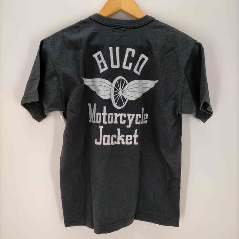 ザリアルマッコイズ THE REAL McCOYS BUCO プリント クルーネック 半袖Tシャツ メンズ US:38