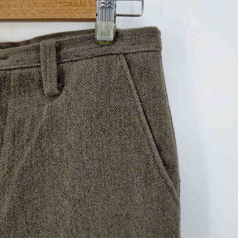 エトス ETHOS ヘリンボーンウールスラックスパンツ メンズ JPN:M