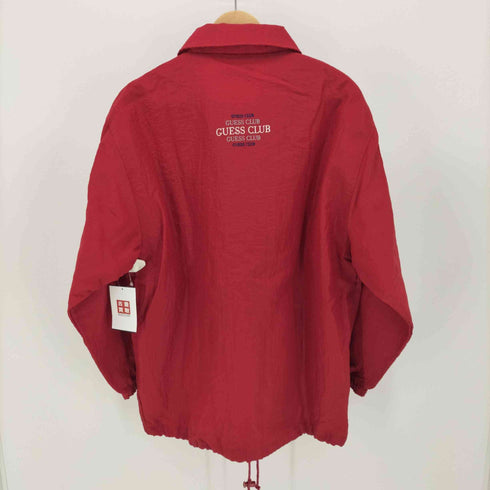 ゲス スポーツ GUESS SPORT ワンポイント刺繍 ナイロン コーチジャケット メンズ import:L