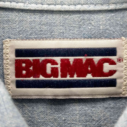 ビッグマック BIG MAC 80S 長袖 シャンブレーシャツ メンズ