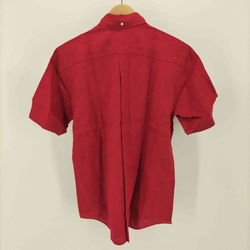 ランズエンド LANDS END リネン S/S ボタンダウン シャツ メンズ import:S