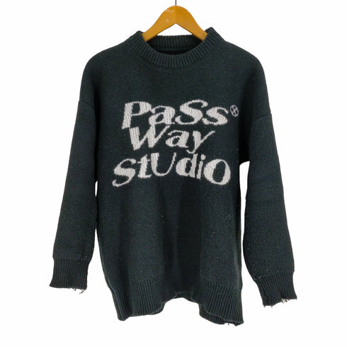 - SPRAY PREMIUM PASS WAY STUDIO ロゴニット レディース