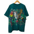 ハビタット Habitat 90S アニマル 両面プリント クルーネック 半袖Tシャツ メンズ import:L
