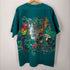 ハビタット Habitat 90S アニマル 両面プリント クルーネック 半袖Tシャツ メンズ import:L