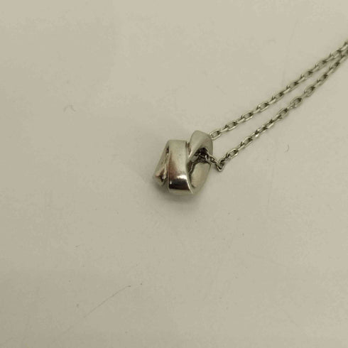 ヨンドシー 4℃ Pt850 総重量約1.9g 石付き チェーンネックレス レディース