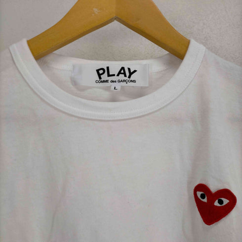 プレイコムデギャルソン PLAY COMME des GARCONS ハートロゴ半袖Tシャツ メンズ JPN:L