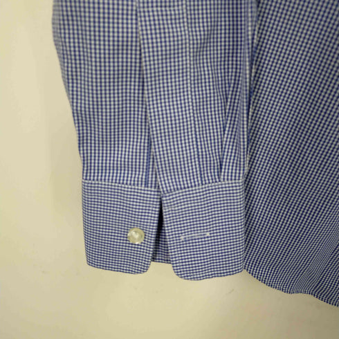 ランズエンド LANDS END チェック柄 オックスフォードシャツ レディース 9