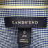 ランズエンド LANDS END チェック柄 オックスフォードシャツ レディース 9