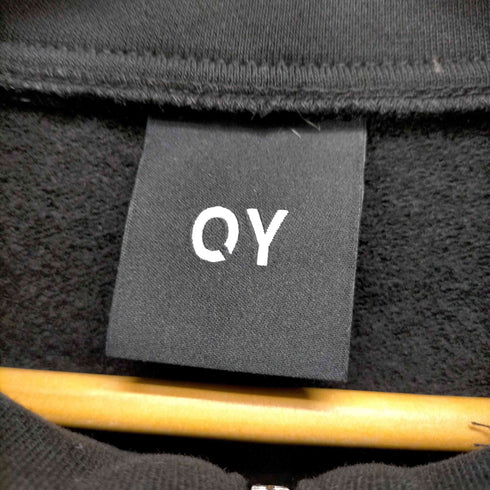 オーワイ OY バックプリントハーフジップスウェット レディース