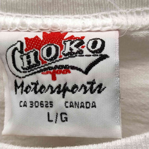 CHOKO Motorsports HEAT BURNS プリント クルーネック 長袖シャツ メンズ JPN:L
