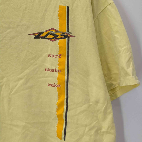 ヘインズ Hanes 90S 企業ロゴ プリント クルーネック 半袖Tシャツ メンズ import:XL