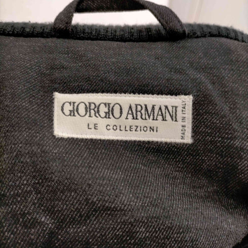 ジョルジオアルマーニ Giorgio Armani ダブルジップアップ ベルベット ジャケット メンズ