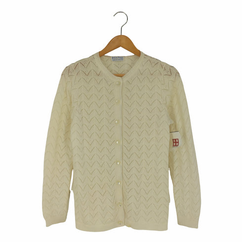 British Vogue ノーカラーカーディガン レディース