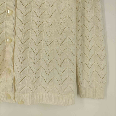 British Vogue ノーカラーカーディガン レディース