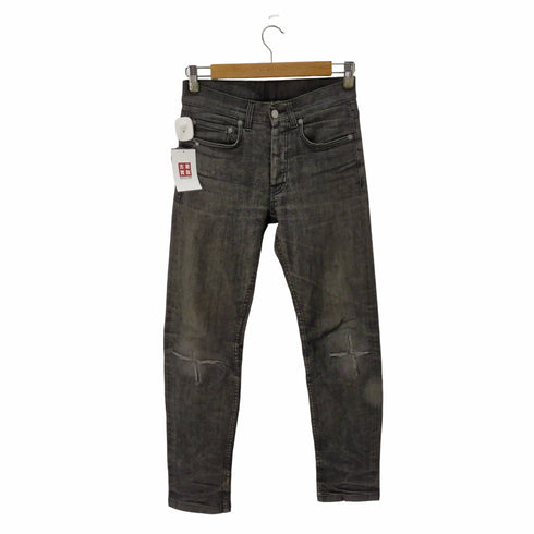 ヘルムートラング HELMUT LANG 90-2000S 本人期 RAW ELASTIC DENIM エラスティック デニムパンツ ブラックデニムパンツ メンズ US:28-29