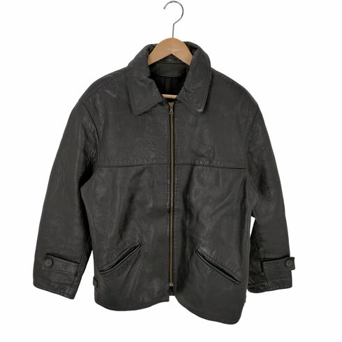 ベラペレ VERA PELLE MADE IN ITALY ジップアップ レザージャケット メンズ EUR:48