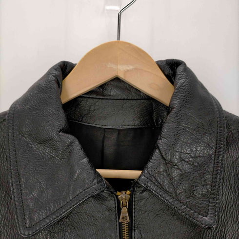 ベラペレ VERA PELLE MADE IN ITALY ジップアップ レザージャケット メンズ EUR:48