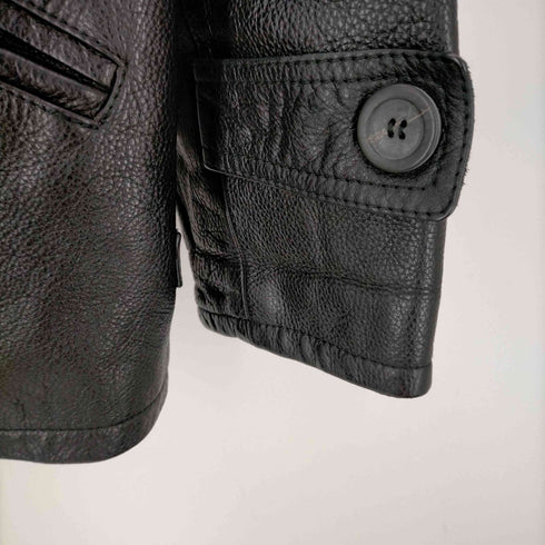 ベラペレ VERA PELLE MADE IN ITALY ジップアップ レザージャケット メンズ EUR:48