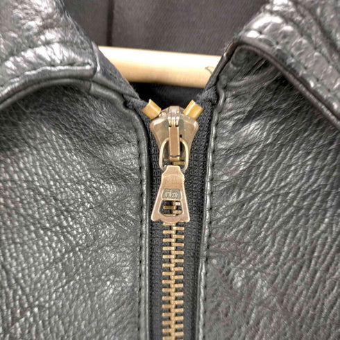 ベラペレ VERA PELLE MADE IN ITALY ジップアップ レザージャケット メンズ EUR:48