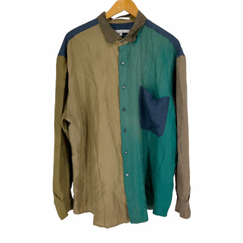 ペリーエリス PERRY ELLIS マルチカラー シルクシャツ メンズ JPN:XL