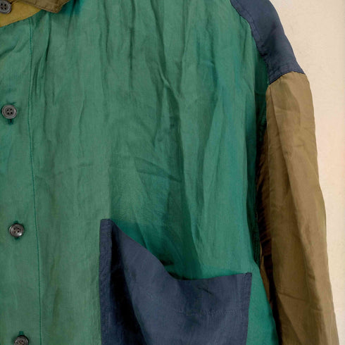 ペリーエリス PERRY ELLIS マルチカラー シルクシャツ メンズ JPN:XL
