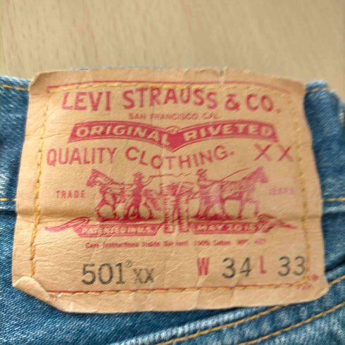 リーバイス Levis メキシコ製 501XX ボタンフライデニムパンツ メンズ US:34-35