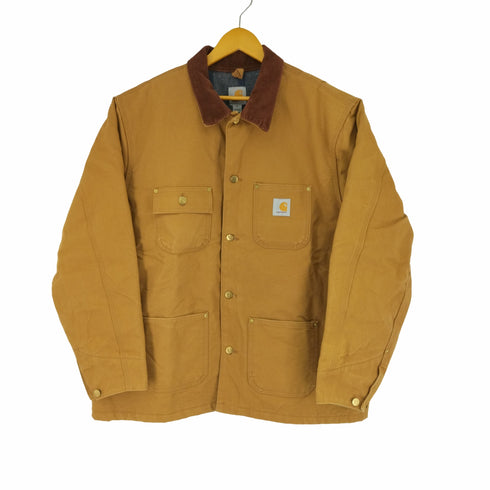 カーハート Carhartt 裏地ストライプブランケット ダック ミシガンチョアコート メンズ JPN:XL