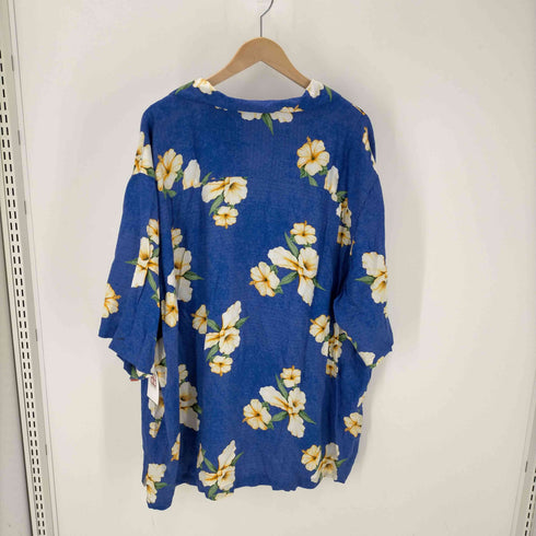 ピューリタン PURITAN 開襟 花柄 半袖アロハシャツ メンズ 3XL