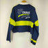 フメイ FANCY YOUTH PROTECTIONISM ハーフジップ クロップド ボーダーL/S ポロシャツ メンズ JPN:3