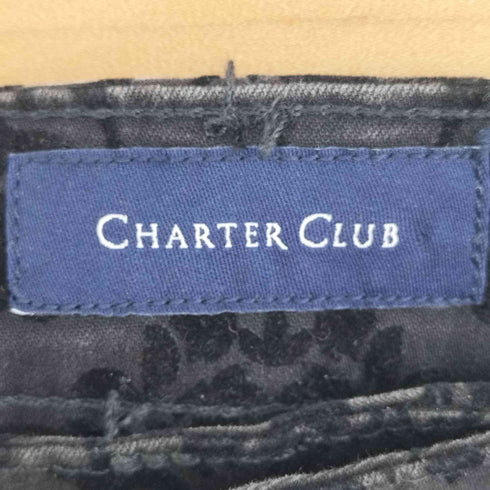 チャータークラブ CHARTER CLUB LEXINGTON STRAIGHT フラワーフロッキープリント ストレートパンツ メンズ 8