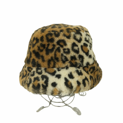 ハレ HARE フェイクファー レオパード バケットハット メンズ ONE SIZE