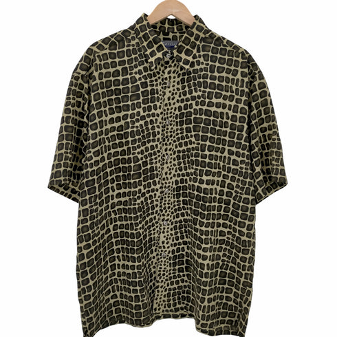 Bassiri uomo 90S USA製 総柄 半袖シャツ メンズ import:XL