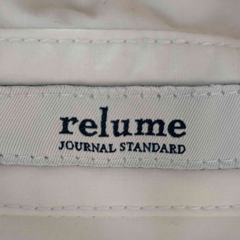 ジャーナルスタンダードレリューム JOURNAL STANDARD relume コットンレギュラーカラー 半袖シャツ レディース FREE