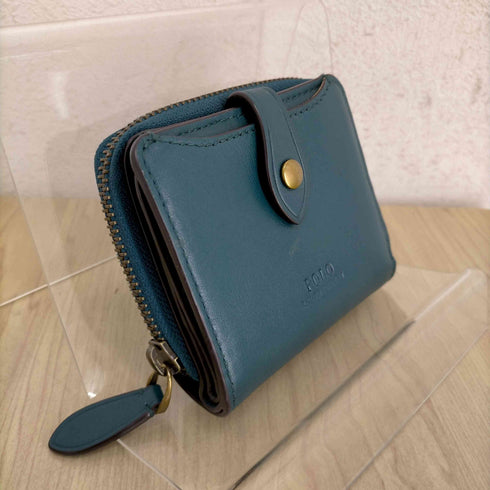 ポロラルフローレン POLO RALPH LAUREN 22SS SMOOTH LEATHER SNAP COMPACT WALLET 二つ折り財布 メンズ ONE SIZE