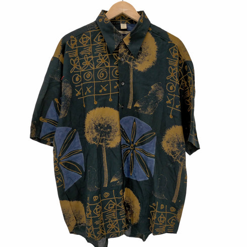フルギ HAUPT 90S 総柄 レギュラーカラー 半袖シャツ メンズ US:42