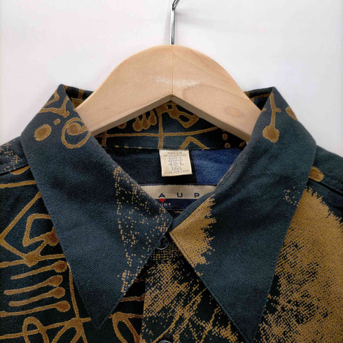 フルギ HAUPT 90S 総柄 レギュラーカラー 半袖シャツ メンズ US:42