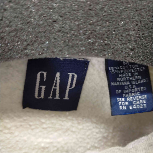 ギャップ Gap 00S Old GAP オールドギャップ 紺タグ ハーフジップスウェット メンズ JPN:M