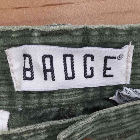 BADGE 2タックコーデュロイパンツ メンズ 29
