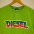 ディーゼル DIESEL プリントクルーネック メンズ JPN:S