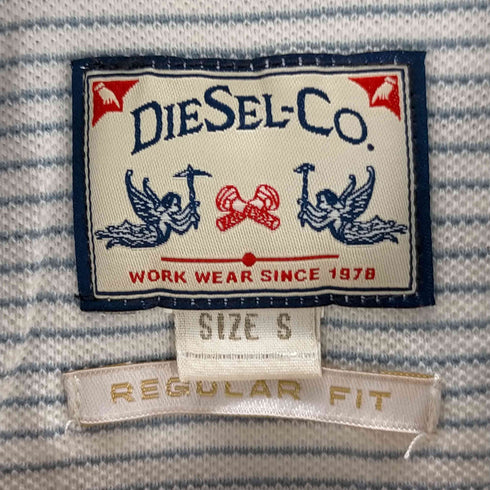 ディーゼル DIESEL 鹿の子ボーダーポロシャツ メンズ JPN:S