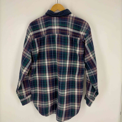 COUNTY SEAT 襟コーデュロイ フラップポケット チェックシャツ メンズ JPN:XL