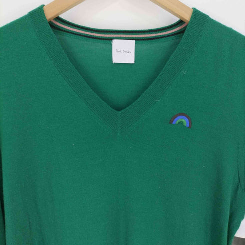 ポールスミス Paul Smith Vネック刺繍セーター メンズ import:M