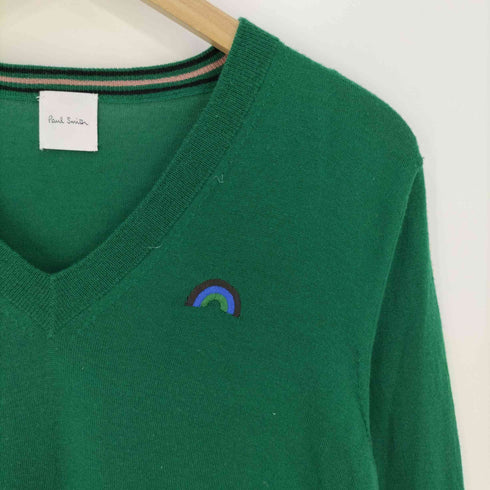 ポールスミス Paul Smith Vネック刺繍セーター メンズ import:M